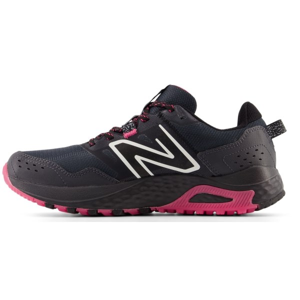 New Balance 410v8 - Womens Trail Running Shoes - Black/Hi-Pink/Phantom/Glow In The Dark