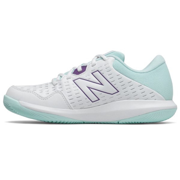 New Balance 696v4 - Womens Tennis Shoes - White/Purple/Teal