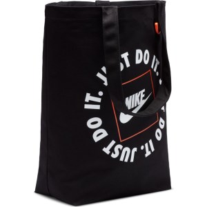 Nike Heritage JDI Tote Bag - Black/Black/White