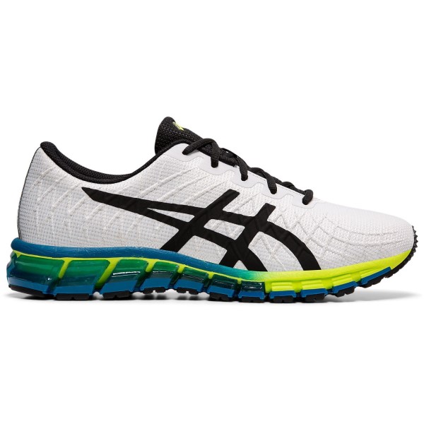 Asics Gel Quantum 180 4 - Mens Training Shoes - White/Safety Yellow