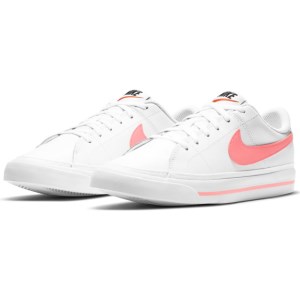 Nike Court Legacy GS - Kids Sneakers - White/Sunset Pulse