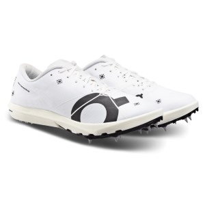 On Cloudspike 10000m - Womens Long Distance Track Running Spikes - Undyed White/Mint