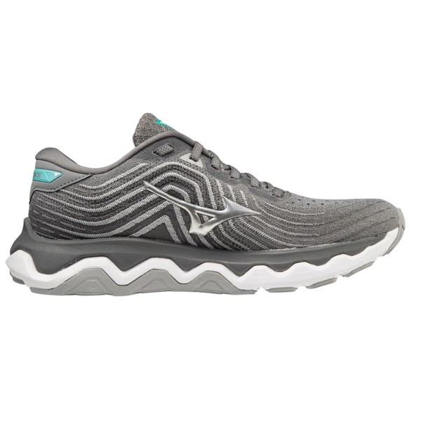 Mizuno Wave Horizon 6 - Womens Running Shoes - Ultimate Gray/Silver/Blue Curacao
