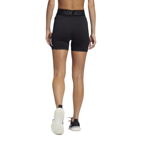 Adidas Techfit Badge Of Sport Womens Training Short Tights - Black/White
