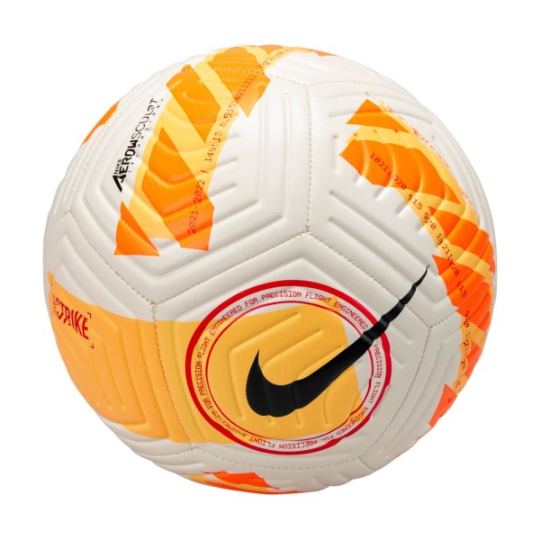 Nike Strike FA21 Soccer Ball - White/Laser Orange/Black