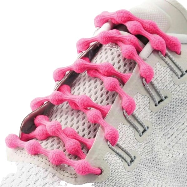 Caterpy The Original Run No-Tie Kids Shoe Laces - 50 cm - Flamingo Pink