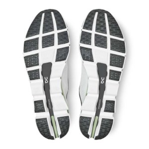 On Cloudboom - Mens Running Shoes - White/Black/Green
