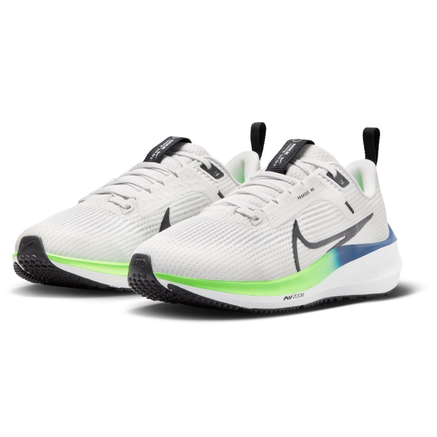 Nike Air Zoom Pegasus 40 GS - Kids Running Shoes - Platinum Tint/Black ...