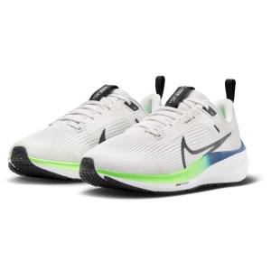 Nike Air Zoom Pegasus 40 GS - Kids Running Shoes - Platinum Tint/Black/White/Green Strike