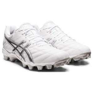 Asics Gel Lethal 19 - Mens Football Boots - White/Pure Silver