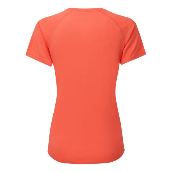 Ronhill Core Womens Short Sleeve Running T-Shirt - Hot Pink Marl/Chambray
