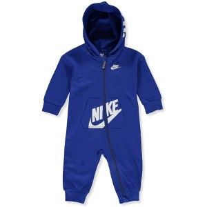 Nike Hooded French Terry Infant Coverall - Game Royal