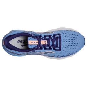 Brooks Glycerin 20 - Womens Running Shoes - Blissful Peach/White