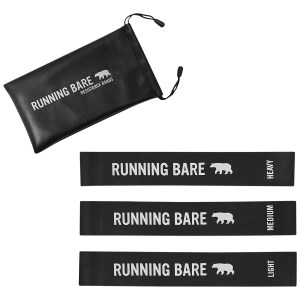 Running Bare Bear Booty Resistance Bands - Black
