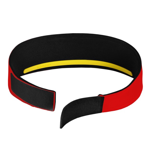 Halo V Velcro SweatBlock Headband - Red