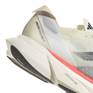 Adidas Adizero Adios Pro 3 - Mens Road Racing Shoes - Ivory/Core Black/Crystal Sand
