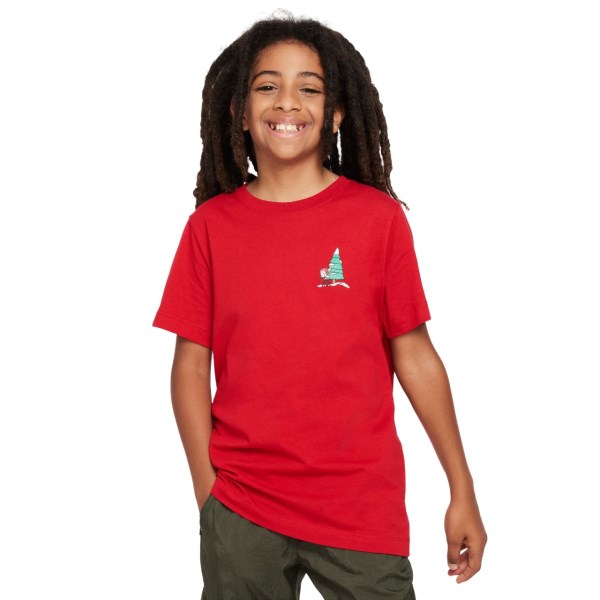 Nike Sportswear Printed Kids Boys T-Shirt - Gym Red