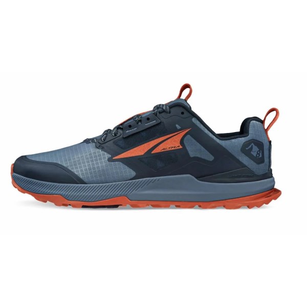 Altra Lone Peak 8 - Mens Trail Running Shoes - Blue/Orange