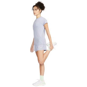 Nike Run Division Tempo Luxe 3 Inch Womens Running Shorts - Indigo Haze/Reflective Silver/Reflective