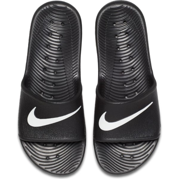 Nike Kawa Shower - Mens Slides - Black/White