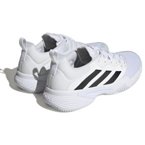 Adidas Barricade - Mens Tennis Shoes - Cloud White/Core Black/Matte Silver