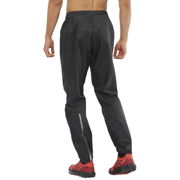 Salomon Bonatti Waterproof Unisex Running Pants - Black