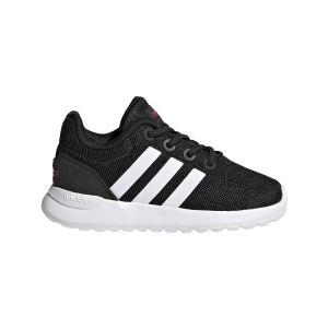 Adidas Lite Racer CLN 2.0 - Kids Running Shoes - Black/White/Scarlet