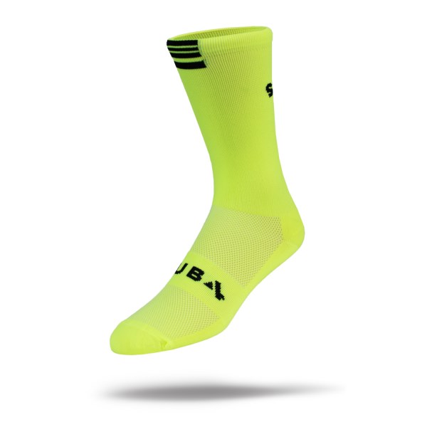 Sub4 Womens Cycling Socks - Fluoro Yellow