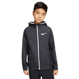 Nike Woven Kids Boys Training Jacket - Black/White