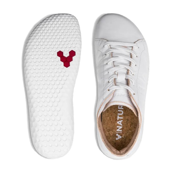 Vivobarefoot Geo Court 3.0 - Womens Sneakers - Bright White