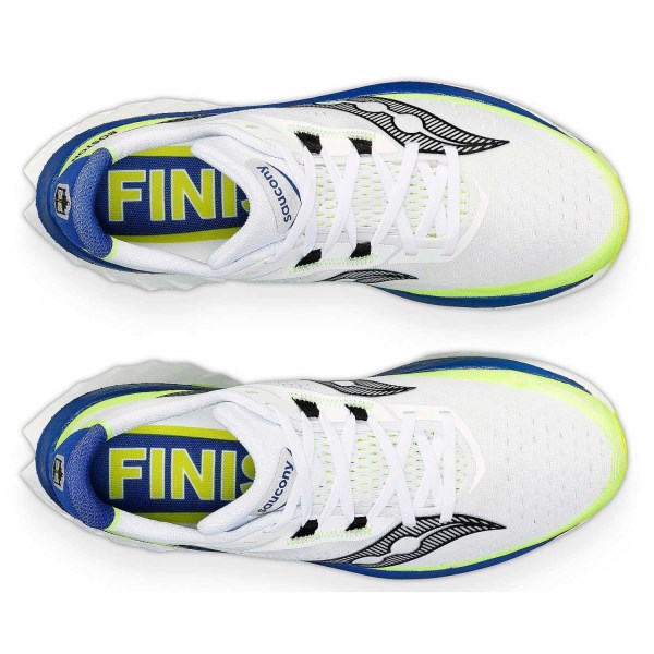 Saucony Endorphin Speed 4 Boston Marathon - Mens Running Shoes - White/Blue