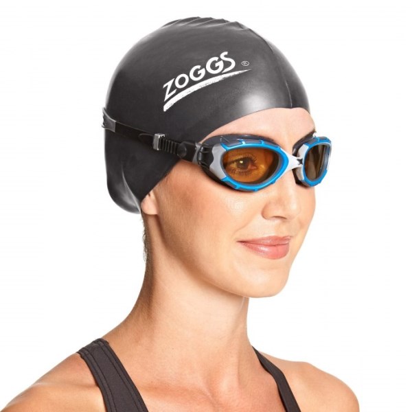Zoggs Predator Flex Polarised Photochromatic Ultra Reactor Swimming Goggles - Blue/Metallic