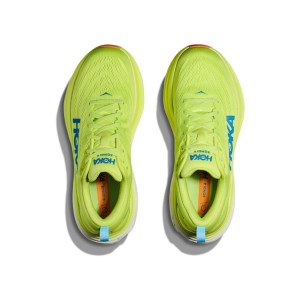 Hoka Bondi 8 - Mens Running Shoes - Lettuce/Solar Flare