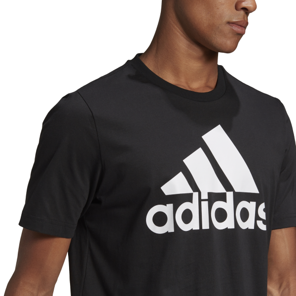 Adidas Essentials Big Logo Mens T-Shirt - Black/White