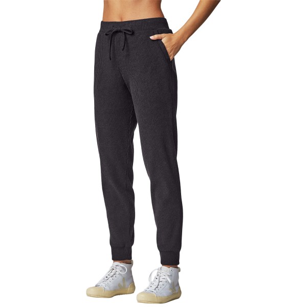 Running Bare Time Out Womens Lounge Pants - Black