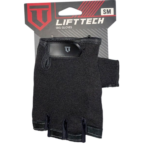 Lift Tech SBG Unisex Gym Gloves - Black