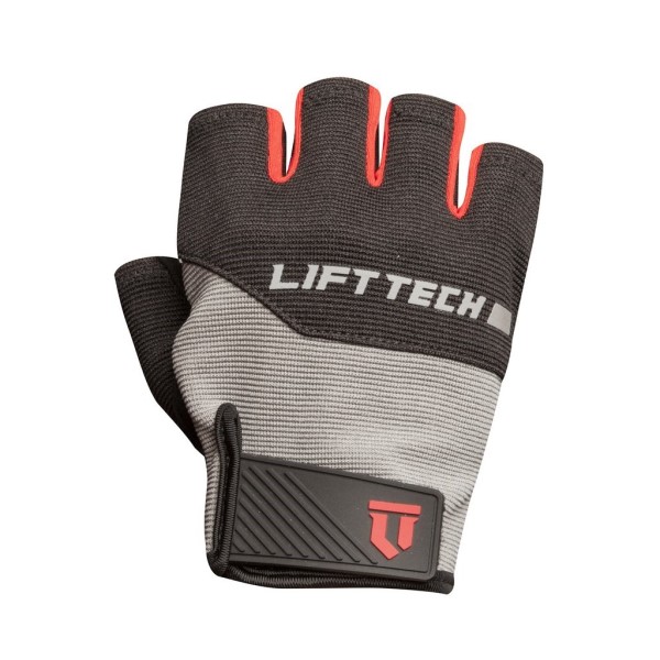 Lift Tech Classic Mens Gym Gloves - Black/Grey/Red