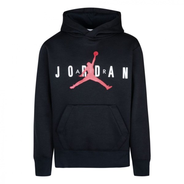 Jordan Jumpman Sustainable Little Kids Pullover Basketball Hoodie - Black