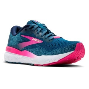 Brooks Ghost 16 GTX - Womens Running Shoes - Peacoat/Raspberry/Apricot