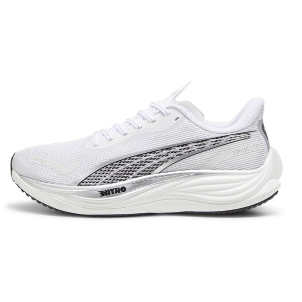 Puma Velocity Nitro 3 - Mens Running Shoes - White/Silver/Black