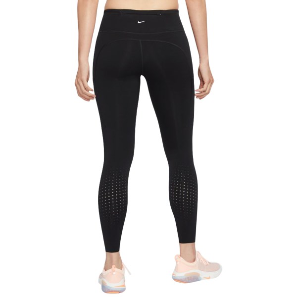 Nike Epic Luxe Womens Running Tights - Black/Reflective Silver