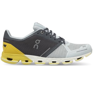 On Cloudflyer Classic - Mens Running Shoes - Grey/Lime