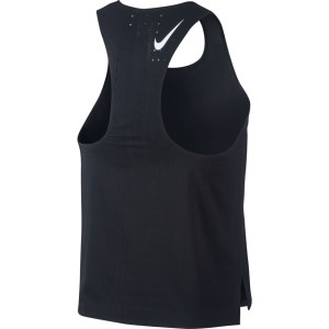 Nike AeroSwift Mens Running Singlet - Black/White