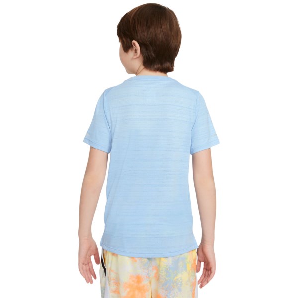 Nike Dri-Fit Miler Kids Running T-Shirt - Psychic Blue