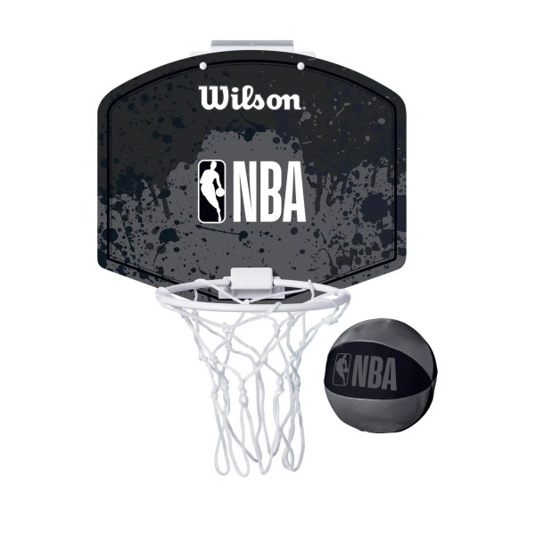 Wilson Team Mini Basketball Hoop - Black/Grey