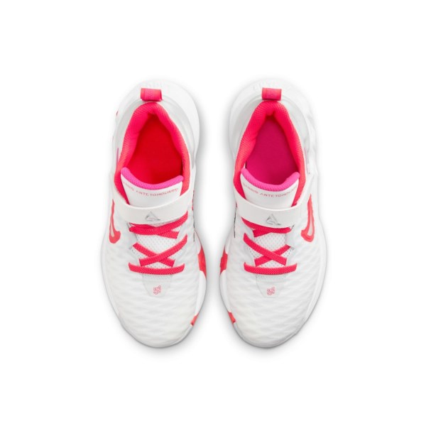 Nike Giannis Immortality PSV - Kids Basketball Shoes - White/Siren Pink/Prime Pure Platinum