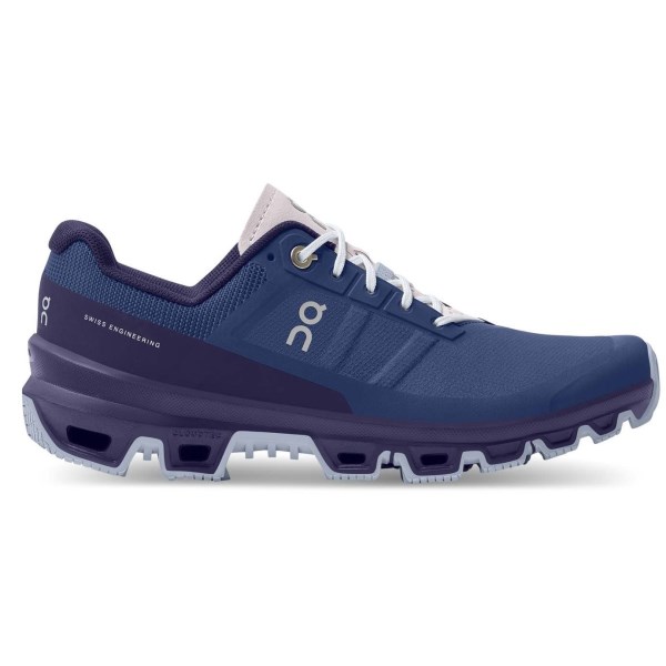 On Cloudventure 3 - Womens Trail Running Shoes - Twilight/Acai