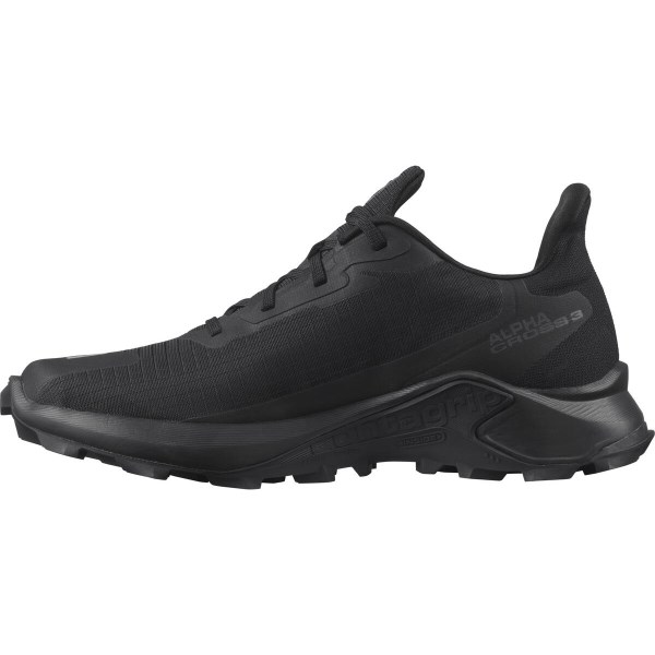 Salomon Alphacross - Womens Trail Running Shoes - Triple Black