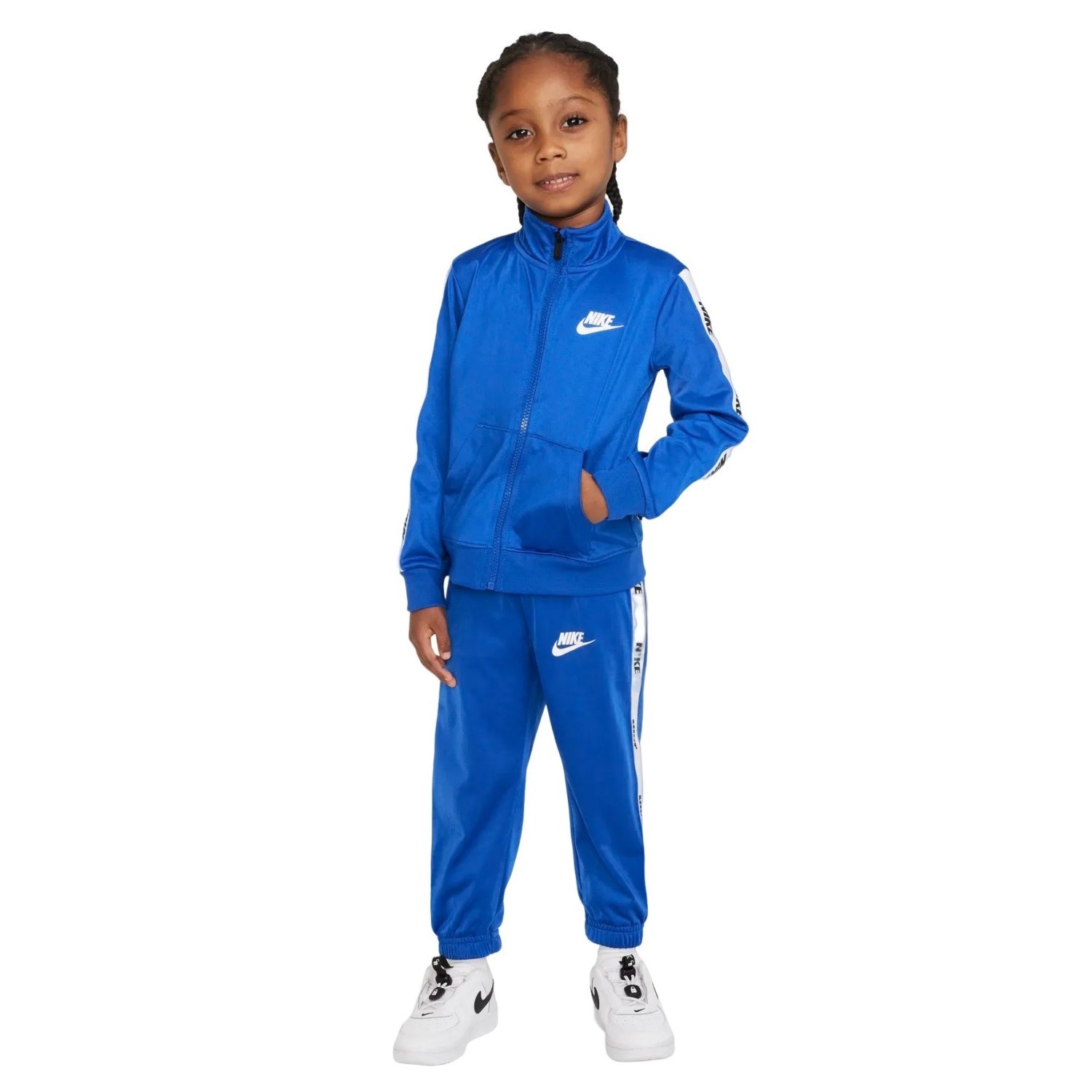 Nike block 2025 taping tracksuit