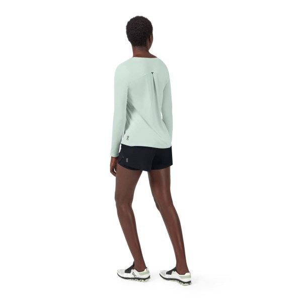 On Running Performance Long-T Womens Running Top - Mineral